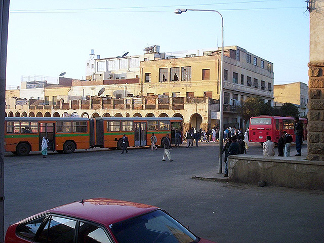 Huvudgatan i Asmara